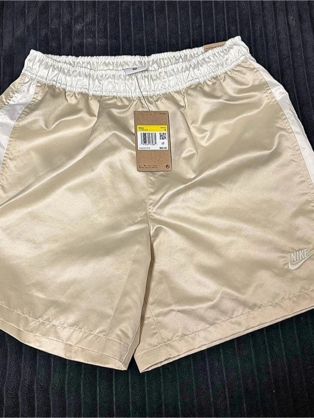 Nike FOOTBALL Athletic Shorts in Cream